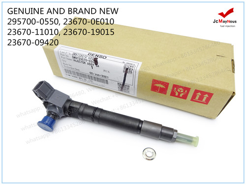 GENUINE AND BRAND NEW DIESEL FUEL INJECTOR 295700-0550 FOR TOYOTA HILUX 1GD-FTV 2.8L 23670-0E010