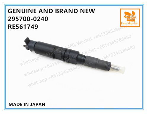 GENUINE AND BRAND NEW JOHN DEERE DENSO DIESEL FUEL INJECTOR ASSY 295700-0240, RE561749