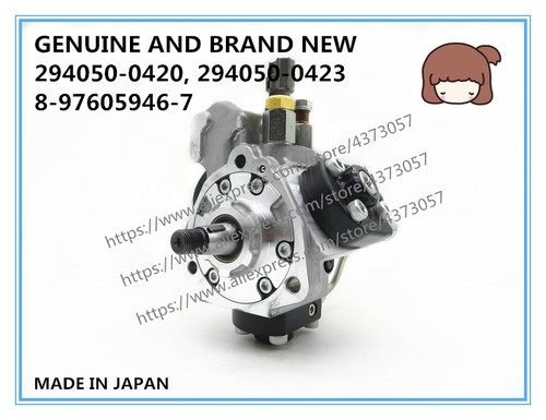 GENUINE AND BRAND NEW DIESEL FUEL PUMP 294050-0420, 294050-0423, 8-97605946-7 FOR 6HK1 7.8L ENGINE