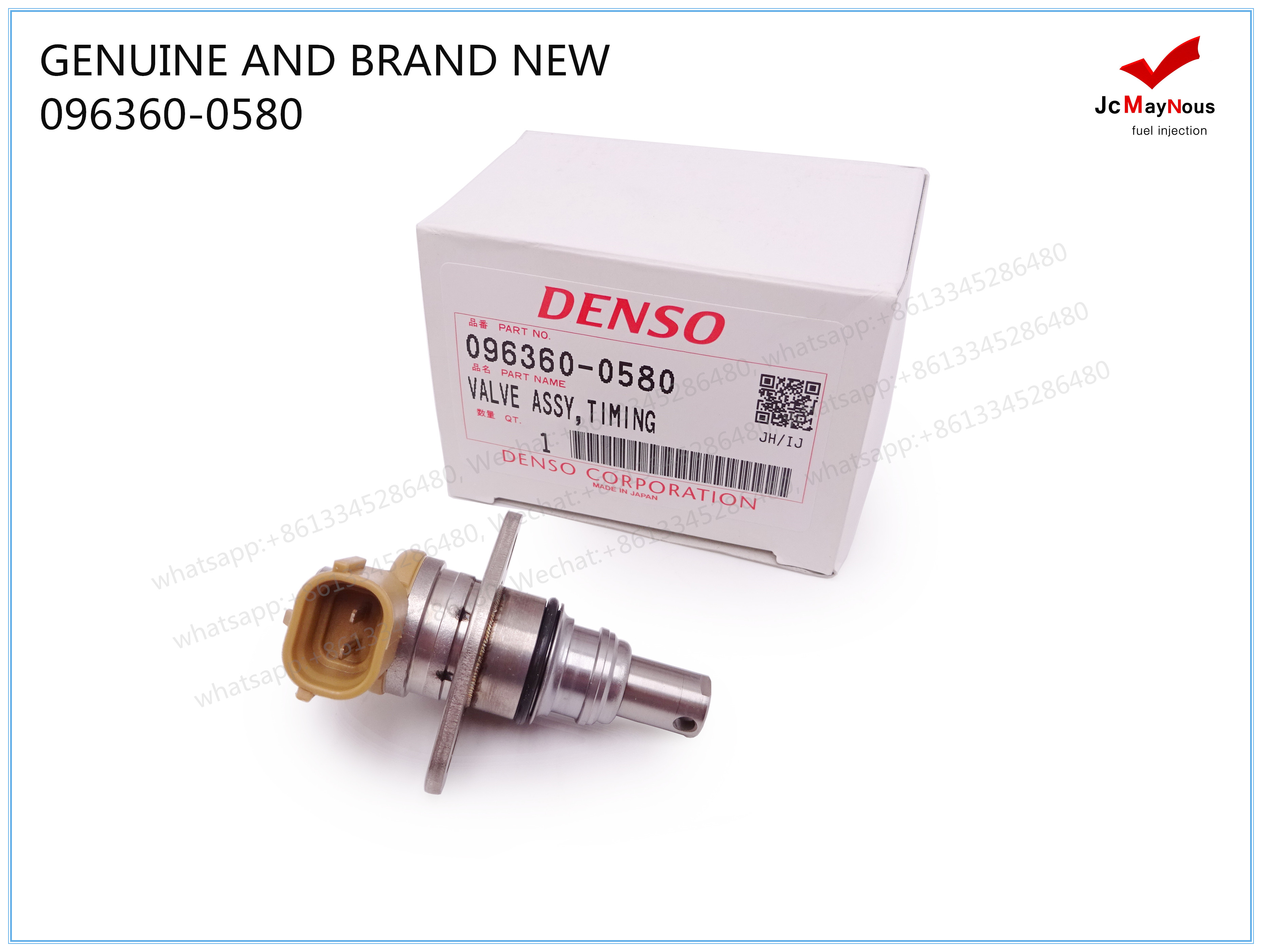 GENUINE AND NEW DENSO FUEL PUMP TIMING VALVE 0963600580 FOR TOYOTA 1HDFTE MITSUBISHI 4M50T