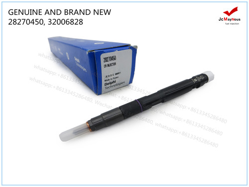 GENUINE AND BRAND NEW DELPHI COMMON RAIL FUEL INJECTOR 28270450, 32006828 FOR JCB 448, P672 ENGINE