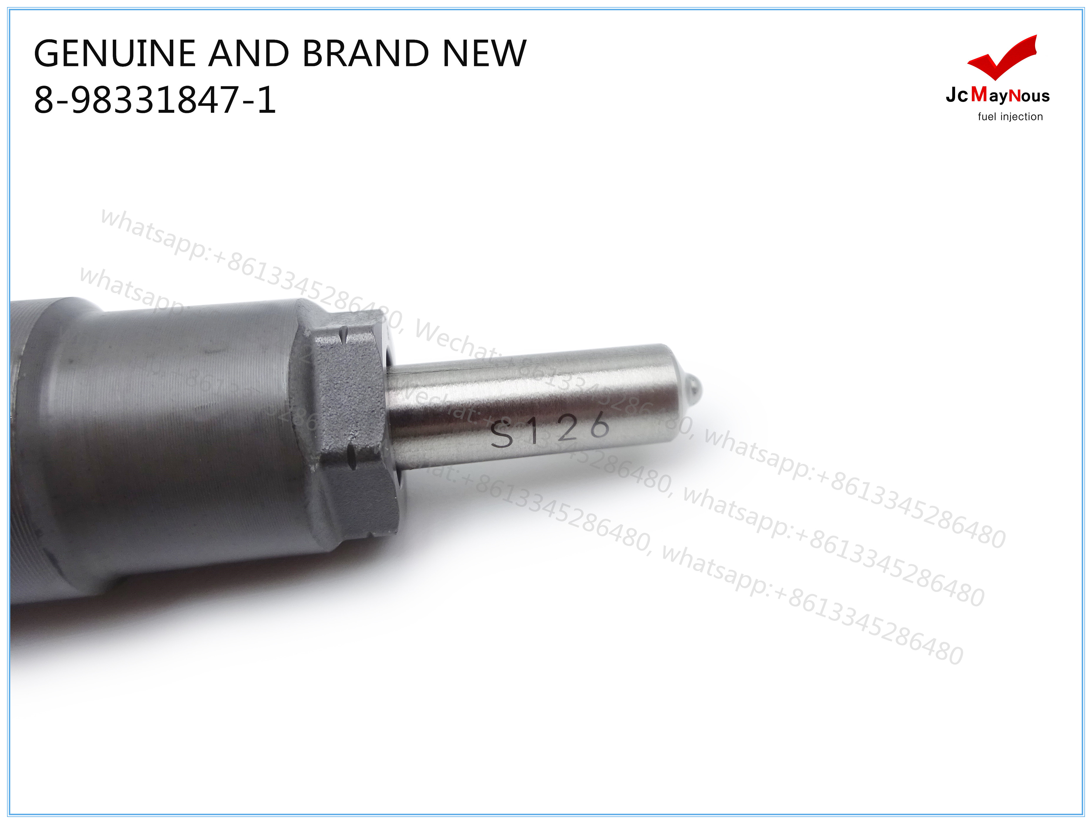 GENUINE AND BRAND NEW DENSO COMMON RAIL FUEL INJECTOR 8