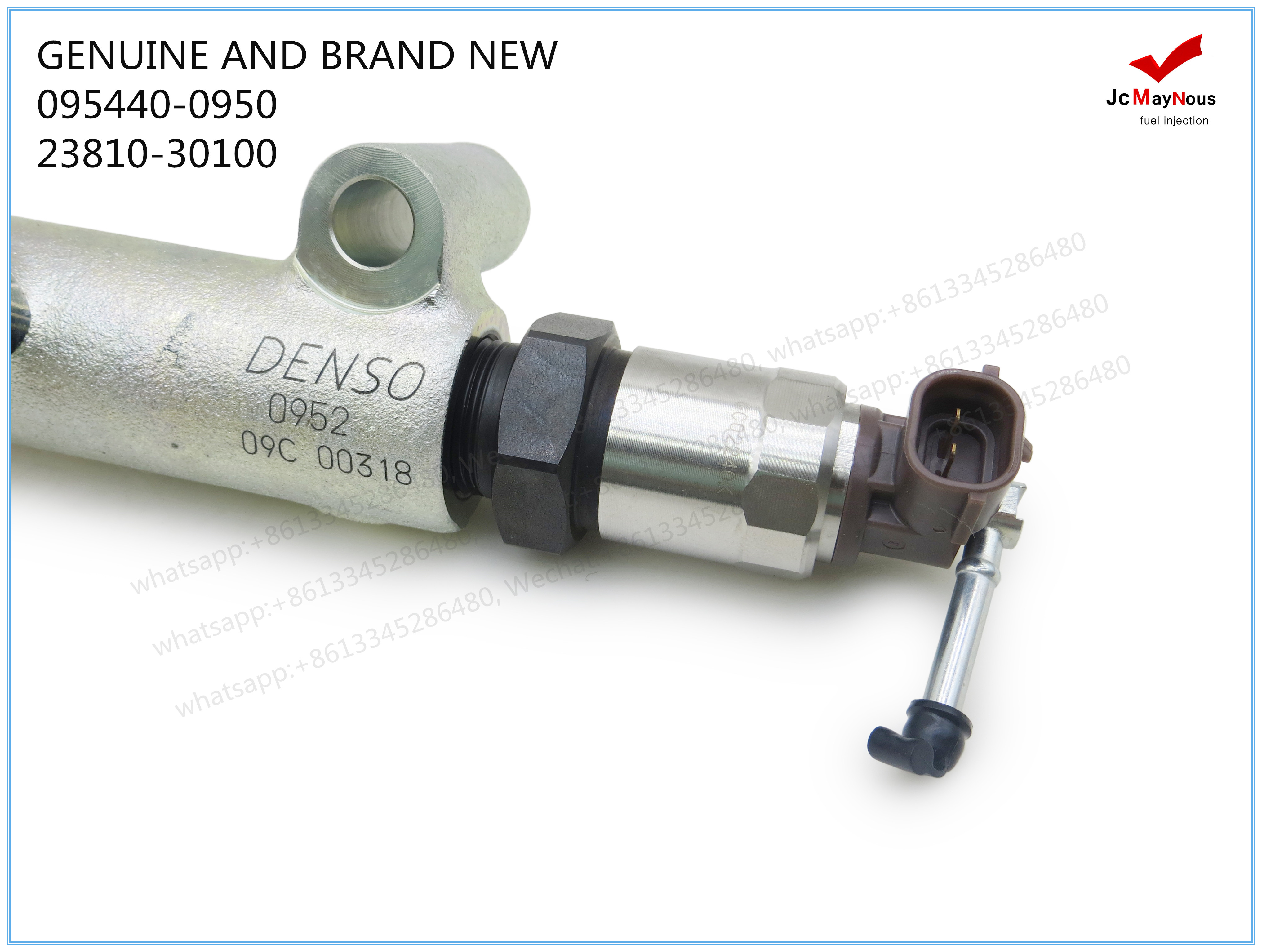 GENUINE AND BRAND NEW D4D FUEL RAIL 095440-0950, 23810-30100 FOR TOYOTA ...
